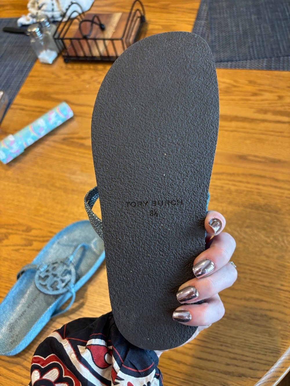 Tory Burch Pebble Cloud Sandals size 8.5 - Picture 3 of 4
